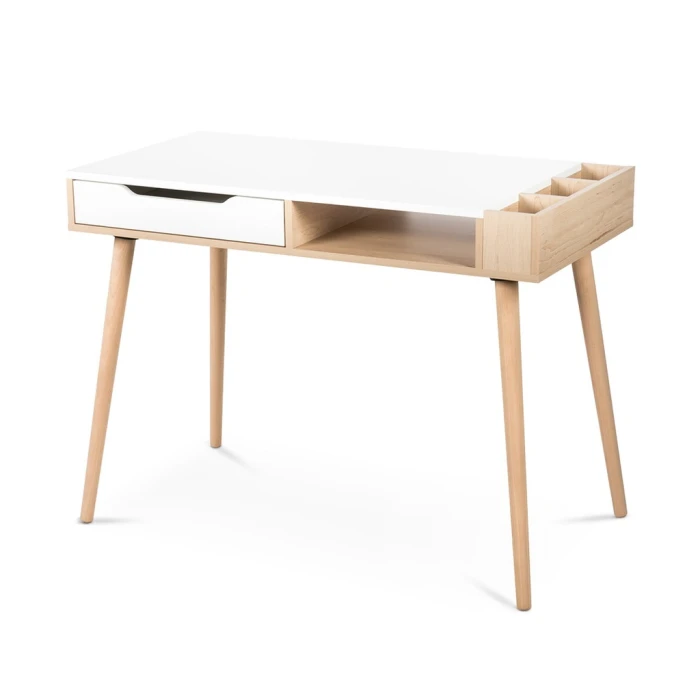 Biurko MEBLE LittleSky by H.Klupś Sofie 111 x 55 x 79 cm buk jasny