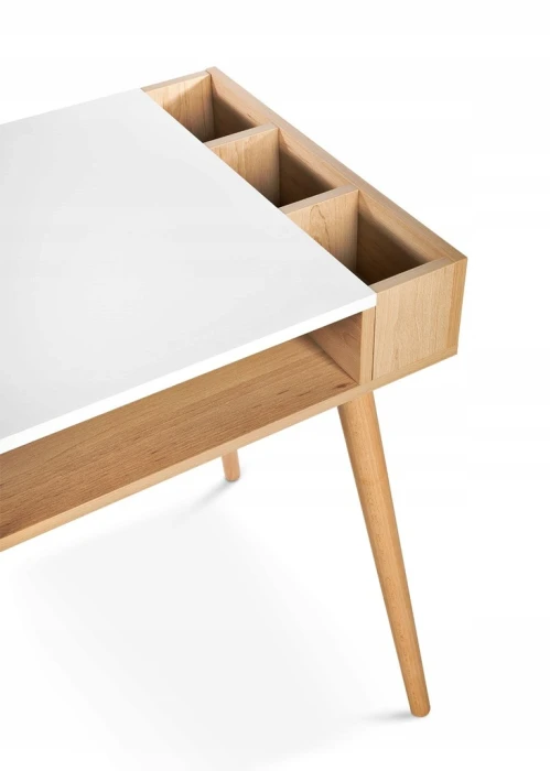 Biurko MEBLE LittleSky by H.Klupś Sofie 111 x 55 x 79 cm buk jasny