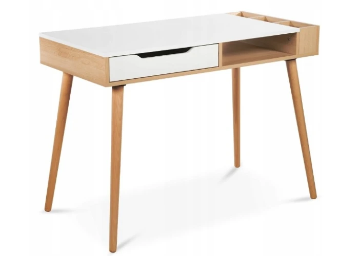 Biurko MEBLE LittleSky by H.Klupś Sofie 111 x 55 x 79 cm buk jasny