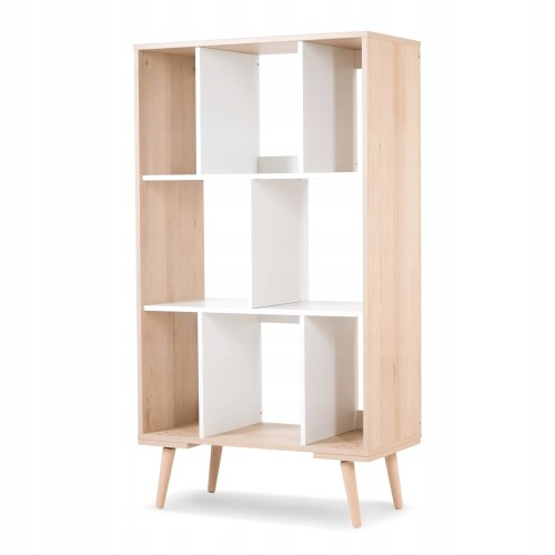 LITTLESKY BY KLUPŚ REGAŁ KLUPŚ MEBLE SOFIE Buk-Biel Skandynaws